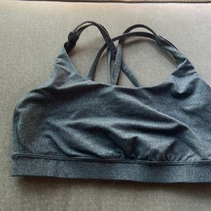 Gray, Lululemon sports bra, size 8